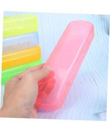 Buy Cabilock Travel Toothbrush & Holder Set - 5-Piece Portable Toothbrush and Toothpaste Organizer 21x5.5cm - International Shipping Available - Buy Online on GoSupps.com