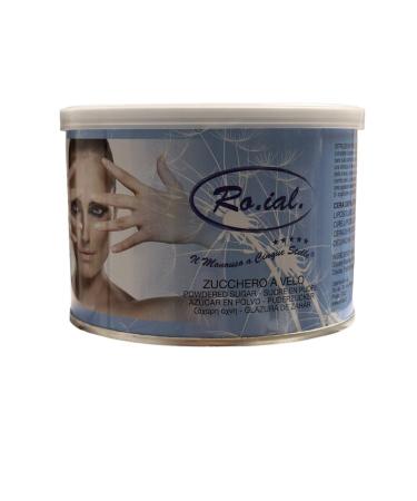 Ro.ial Cire d pilatoire cire chaude et chaude pour peaux d licates avec du sucre en poudre 400 g fabriqu e en Italie