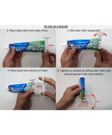 Iba Innovations Toothpaste Roller (3-Pack) - Reduce Waste and Use with Various Tube Products - Buy Online on GoSupps.com