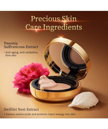 Zeesea Palace Identity Air Cushion BB Cream - N03 Natural | Moisturizing, Waterproof, Long-Lasting Foundation for Natural, Brightened Makeup - Buy Online on GoSupps.com