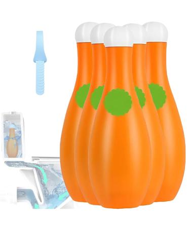 Bowling Blue Bubble Toilet Bowl Cleaner Automatic Long-Lasting Toilet Bowl Cleaner In Bottle Toilet Cleaner for Cistern Prevents Limescale Toilet Fresheners Deodorizing & Descaling (5Pcs)
