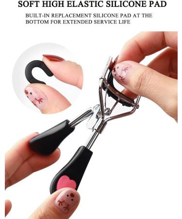 AKOAK Stainless Steel Eyelash Curler - Heart Handle Curling Clip for Perfect Lashes | Best Makeup Tools for Women | International Shipping Available - Buy Online on GoSupps.com