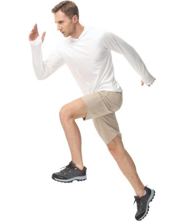 Libin Men's Hiking Shorts | Light & Quick-Drying Cargo Shorts for Summer Trekking & Outdoor Activities | Breathable Tactical Shorts in Khaki - Buy Online on GoSupps.com