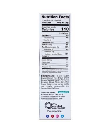 Namaste Foods Gluten Free Blondie Mix 15 oz - Pack of 6 | Delicious & Easy to Make - Buy Online on GoSupps.com