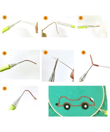 Punch Needle Starter Kit for Adults - Beginner Embroidery Pen Set - Buy Online on GoSupps.com