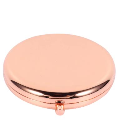 1pc Double Sided Folding Mirror Pocket-size Handheld Mirror Cute Cosmetic Mirror Small Cosmetic Mirror Cute Pocket Mirror Compact Mirror Metal Small Wallet Foldable Travel