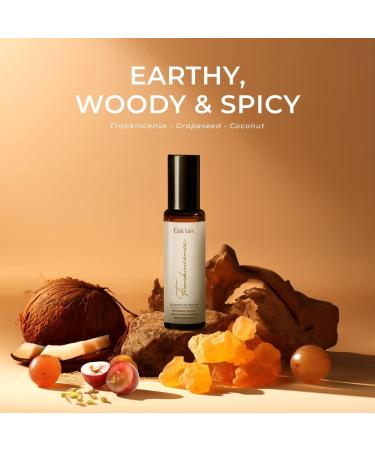 Frankincense & Lavender Roll On Set - Essential Oils Aromatherapy Roll On with Essential Oil Set - 2x0.34 fl oz - Gya Labs - Buy Online on GoSupps.com