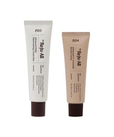 Dr. Reju-All Advanced PDRN Rejuvenating Cream Max + Advanced LC-Ceramide Barrier Cream - 99% Pure Salmon DNA PDRN Face Moisturizer - Patented Long Chain Ceramide Hydration - Korean Face Moisturizer