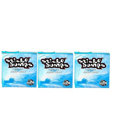 Sticky Bumps Cool Surf Wax (Pack of 3)
