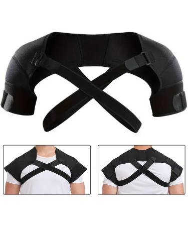 harayaa Shoulder Wrap Protector Shoulder Support Adjustable Shoulder Stability Brace Double Shoulder Brace for Basketball Climbing - Buy Online on GoSupps.com