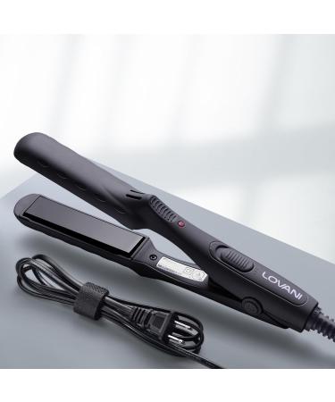 Mini Flat Iron Dual Voltage Travel Hair Straightener for Worldwide Use Tourmaline Ceramic Small Flat Irons for Short Hair/Bangs Portable Mini Straightener with Insulated Bag - Buy Online on GoSupps.com