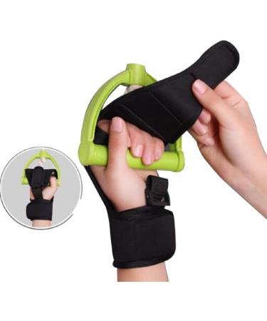 Lolicute Finger Splint Brace - Anti-Spasticity Rehabilitation Gloves for Stroke Patients & Athletes - Universal Fit - Black - Buy Online on GoSupps.com