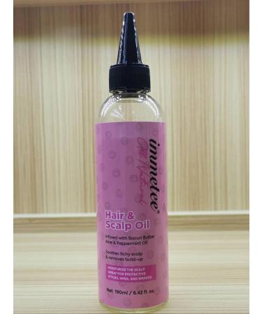 Immetee Scalp Hair Oil - Best Treatment for Dry Itchy Scalp | Anti-Itch Care for Natural & Curly Hair | 190ml (6.42fl oz - Buy Online on GoSupps.com