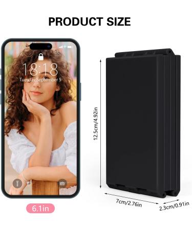 Arqumi Portable 4 Panel Foldable Makeup Mirror for Travel - Multi-Angle Compact Mirror in Black - Buy Online on GoSupps.com