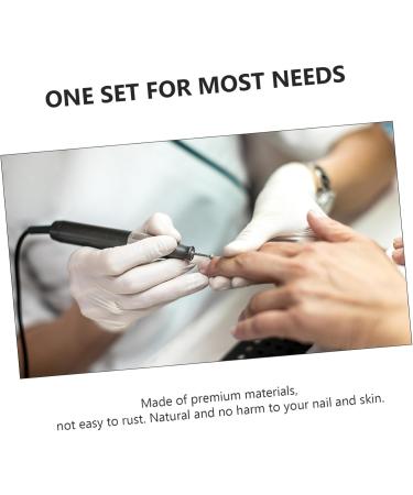 Beavorty 1 Set grinding head steel manicure drill bits nail art drill kit nail polishing tool nail drill bits nail drill kit acrylic to rotate Tungsten steel pedicure file round head - Buy Online on GoSupps.com