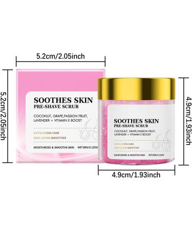 Shantou Youjia Hair remover preshave scrub for women peeling scrub against ingrown hairs gentle exfoliator for smoother skin deep cleansing and refreshing 60 g - Buy Online on GoSupps.com