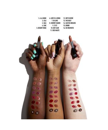 NYX Shout Loud Satin Lipstick in Grind - Cool Chocolate Shade 0.12 oz - Buy Online on GoSupps.com