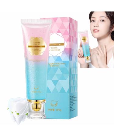 Body accel toothpaste body accel niacinamide whitening toothpaste dazzling white toothpaste body accel whitening toothpaste tooth -up toothpaste remove and lighten (1PCs) 1 g (1 Pack)