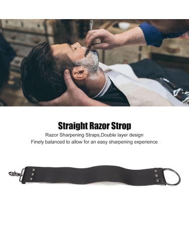 Buy Straight Razor Strop Wetzriemen - Double Layer Barber Blade Sharpening Straps in Black & White | Premium Quality - Buy Online on GoSupps.com