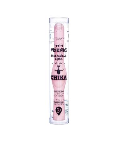VITAMMY Tooth Friends Sonic Toothbrush for Kids - Pink-Chika Age 3+ | International Shipping - Buy Online on GoSupps.com