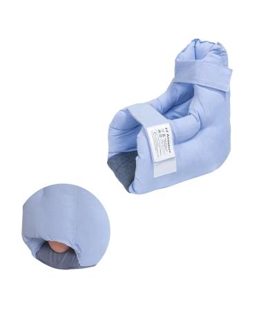 Heel Protectors Bed Sore Pillow Cushion for Pressure Sores Foot Pillows Support Boot for Bedridden Patients Supplies Ankle Pillow Heel Protector for Heel Pain (Qty 1pc Blue)
