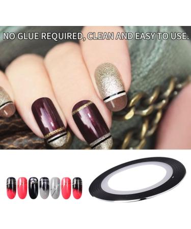 Silver Nail Striping Tape Line Sticker | Nail Art Decoration - Buy Online on GoSupps.com