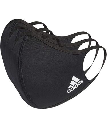 Adidas Originals Standard Face Covers 3-Pack Black Medium/Large - Pack of 3 - Buy Online on GoSupps.com