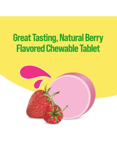 Culturelle Kids Daily Probiotic Chewable for Kids With 100% Naturally Sourced Lactobacillus GG Strain Most Clinically Studied Probiotic Pediatrician Recommended Berry Flavor 60 Count Chews - Buy Online on GoSupps.com