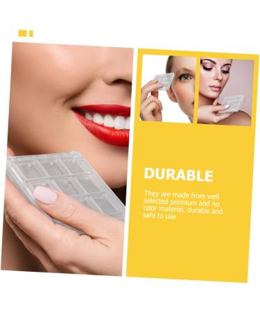 Beavorty 12 Pcs Eye Shadow Box Blush for Cheeks Lip Eye Make up Empty Eyeshadow Pallets Platen Square - Buy Online on GoSupps.com