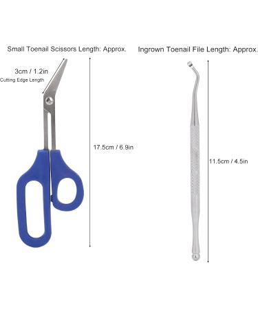 Cuticle Scissor Long Handle Toenail Clippers Firm Rust Proof for Home Travel(S) - Buy Online on GoSupps.com
