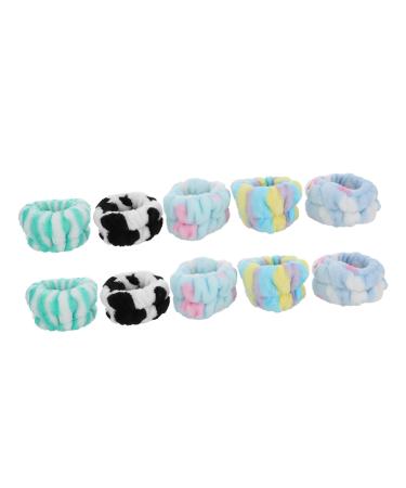 5paires Bracelets M nagers pour Lavage Visage Confortable Pratique Domicile Accessoire de Soin