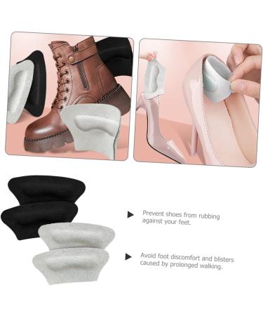 Leather Heel Sticker Cushions for Women - 2 Pairs | Comfort Inserts & Grips for Loose High Heels - Assorted Colors - 12x5.7cm - Buy Online on GoSupps.com