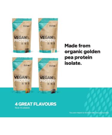Thrive PlantCo. Vegan Protein Powder | 25g Organic Golden Pea Isolate Protein | Dairy Free Gluten Free Soy Free Sugar Free Naturally Flavoured | 20 Servings (Cookie Crumble) Cookie Crumble 20 Servings (Pack of 1) - Buy Online on GoSupps.com