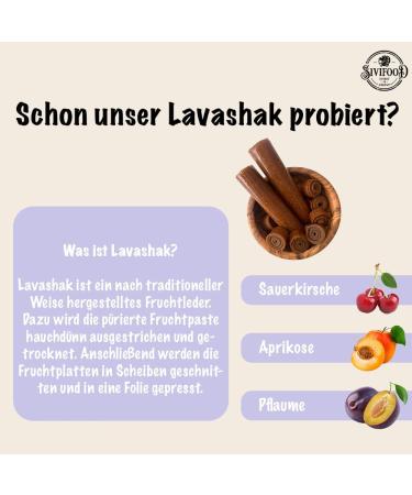 Sivifood fruit leather lavashak sour cherry 200 g - cherry fruit rolls - pack of 2 rolls of very fine fruit paste dried fruit - Buy Online on GoSupps.com