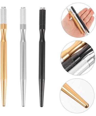 NOLITOY 3pcs Eyebrow Pencil Eyebrow Pen Eyebrow Accessory Compact Microblading Pen Bracket Make up - Buy Online on GoSupps.com