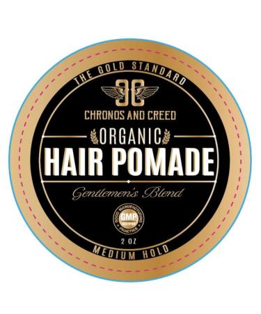 CRIUS COSMETICS Hair Pomade for Men - Certified Organic Pomade with Vegan Ingredients (Chronos And Creed) Natural Hair Balm for Strong Hold & Scalp Care (2 Fl Oz) - Buy Online on GoSupps.com