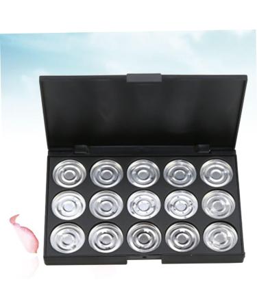 FOMIYES Empty Eyeshadow Palette 2pcs 15 Eyeshadow Empty Makeup Empty Cosmetic Eye Shadow Concealer Cosmetic Case Travel 1 count (Pack of 1) Silverx2pcs - Buy Online on GoSupps.com