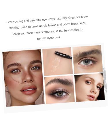 BELLIFFY 2pcs Eyebrow Shaping Liquid Brow Control Eyebrow Makeup Balm Brow Gel - Clear Brow Mascara Black Gel - Buy Online on GoSupps.com
