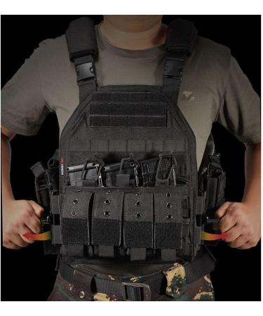 Buy Generic Plate Carrier - Molle Quick Release Tactical Vest in Black | International Shipping Available - Buy Online on GoSupps.com