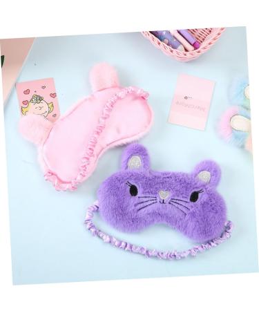 FRCOLOR Pink Eye Cover Sleep Mask - Night Blindfold for Kids & Adults - Comfortable Eye Shade for Better Sleep - Buy Online on GoSupps.com