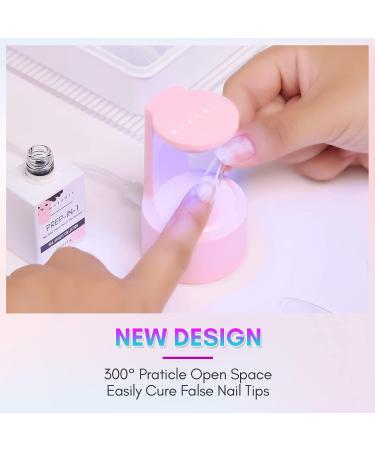 Makartt 5W LED Mini Nail Lamp | UV Nail Dryer for Gel Nails | Portable Nail Light Curing Lamp for Gel Polish | Extension Gel & Travel Nail Lamp - Buy Online on GoSupps.com