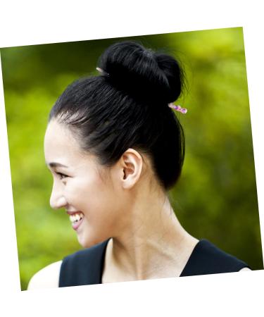 RORPOIR Hairpin Vintage Chinese Hair Chopsticks Chignon Pin Chopsticks Chinese Hair Fork Pearl Hair Accessories Ancient Hair Chopsticks Girl Bride Acetate Sheet Purple Steamed Stuffed Bun - Buy Online on GoSupps.com