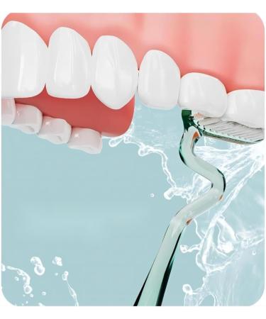 Multi-Functional S-Shaped Toothbrush for Adults | Soft-Bristled Interdental Brush & Tongue Cleaner | 3-Pcs Green Pack - International Shipping Available - Buy Online on GoSupps.com