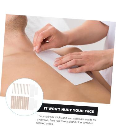 400 Pi ces Barre de beaut jetable bandes de cire pour le visage pilation au de cire bandes pilation epilation spatules pilation du corps bouleau naturel - Buy Online on GoSupps.com