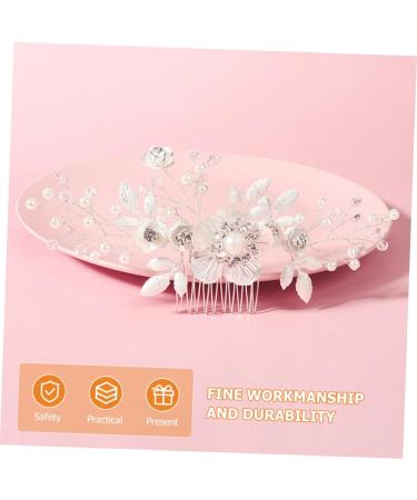 MAGICLULU Flower Comb Hair Jewelry Pearl Hair Accessories Hair Comb for Bride Wedding Bride Hair Comb Wedding Hair Accessories for Brides Headpiece for Bride Bridal Hair Accessory - Buy Online on GoSupps.com