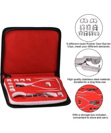 LMEIL Rubber Dam Kit Starter - 18pcs Dental Instruments with Frame Punch Clamps for Dentists & Orthodontics | International Shipping Available - Buy Online on GoSupps.com