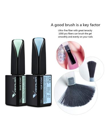 Venalisa 15ml Top & Base Coat Set - UV Gel Nail Polish for Professional Nail Art | Long-Lasting Finish - Buy Online on GoSupps.com