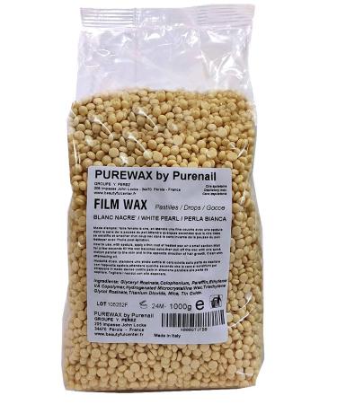 Purewax by Purenail - Peelable Hair Removal Wax Pastilles Pearl White 1000g | International Shipping Available - Buy Online on GoSupps.com