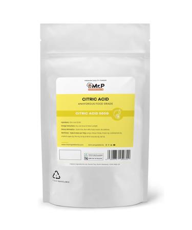 Acide Citrique Poudre Menager Acide Citrique Alimentaire 500g mulsifiant et Conservateur Naturel Vegan Sans Gluten Sans OGM Acide citrique 500 g (Lot de 1)