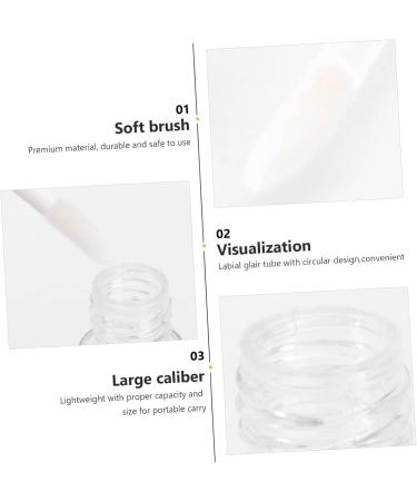 10pi ces Tube Circulaire Vide Pour Gloss L vres Plastique Avec Capuchon Dor Parfait Pour Lip Glaze Et Lip Oil - Buy Online on GoSupps.com